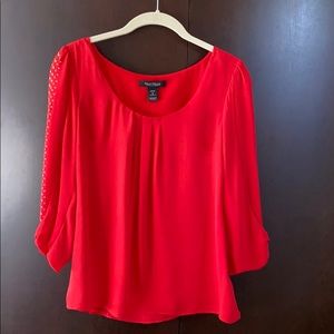WHBM Silk Blouse.